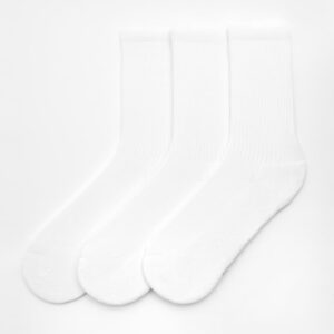 Pack 2 Pares de Calcetines Blancos Altos
