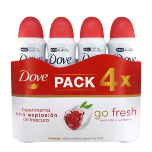 Desodorante Dermo Aclarant Granada y Verbena 4 Unidades / 150 mL / 5.2 oz